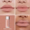 2185 (2) Labial Líquido Lip Velvet Tono Peachy Nude
